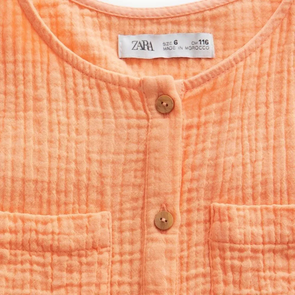 ZARA Kids | Orange | TEXTURED SHIRT